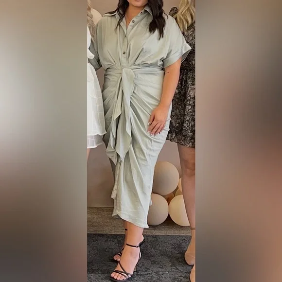 MABLE Button Up Dress - Picture 2 of 3